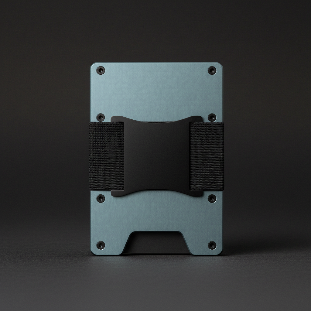 Steel Blue Wallet