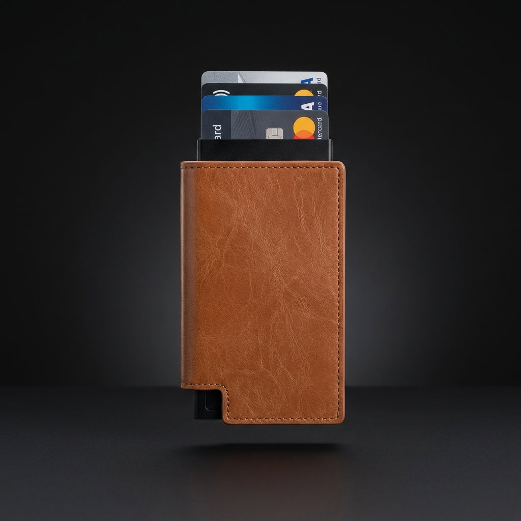 Brown Wallet Front View