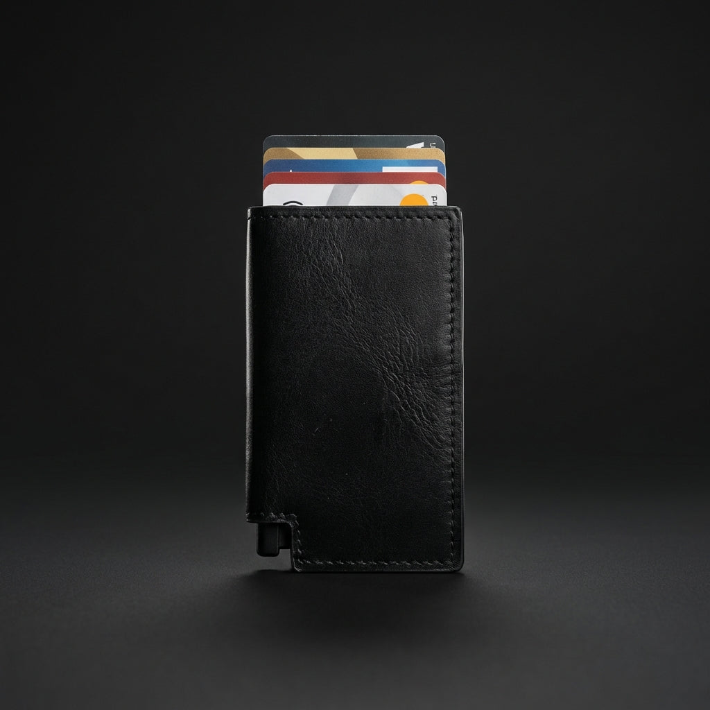 Black Wallet Front VIew