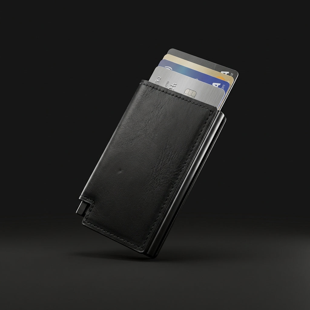 Black Wallet Right View
