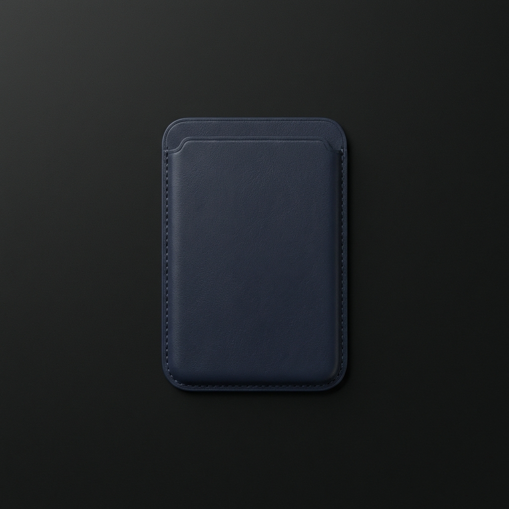 Dark Blue Wallet Front View
