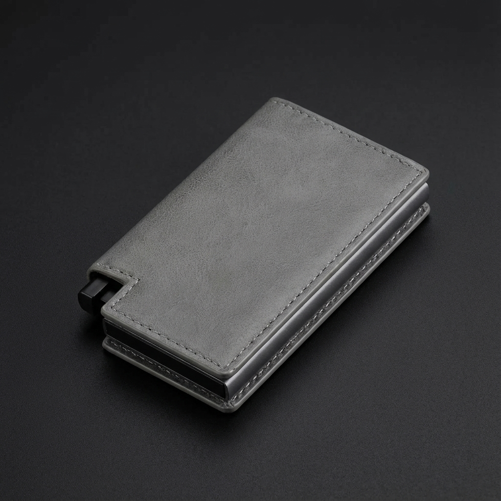 Grey Wallet Right View