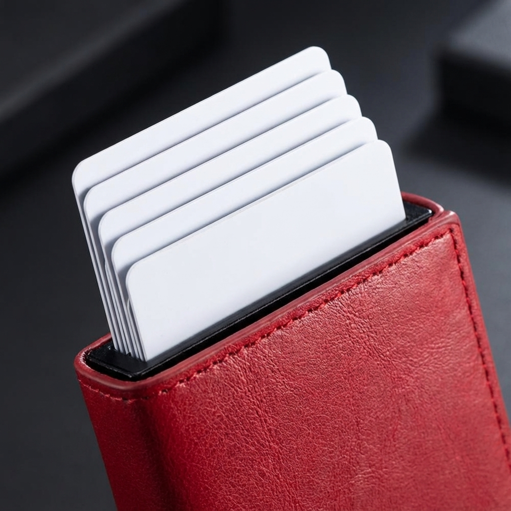 Red Wallet Close Up