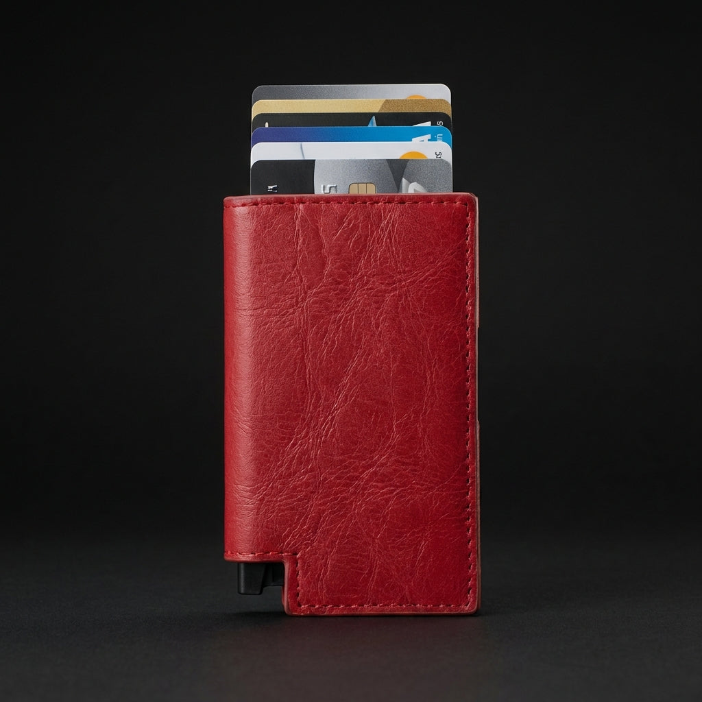 Red Walllet Front View