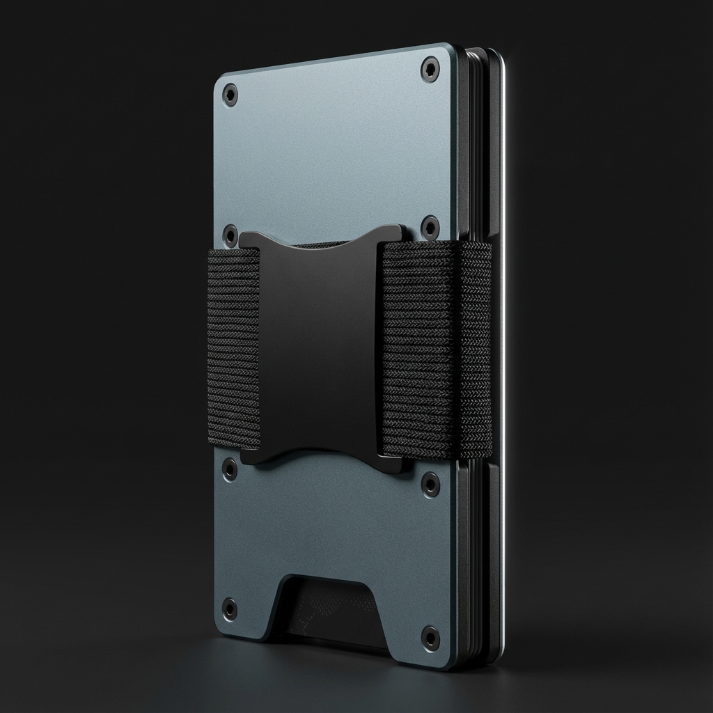 Steel Blue Wallet