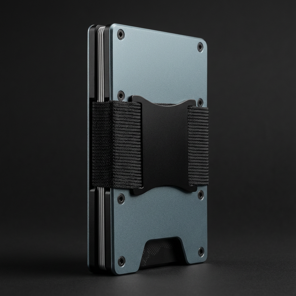 Steel Blue Wallet